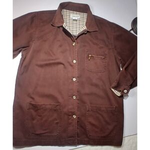 Chore Utility Barn Coat Jacket Utility Canvas Large Excellant Condition